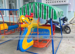 Xích đu thuyền rồng mầm non, xích đu sàn lắc, xích đu treo