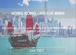 Cước vận chuyển hàng LCL từ Hongkong về Việt Nam