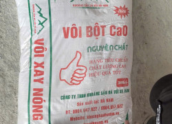 Vôi bột trắng mịn – giải pháp xử lý môi trường hiệu quả 🌱🪨