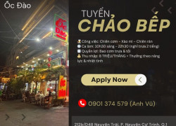 🔥 TUYỂN GẤP – BẾP CHẢO 🔥