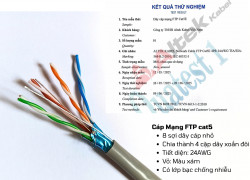 Cáp mạng FTP Cat5 4Pair 24AWG