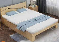 Giường Ngủ Gỗ Tự Nhiên Tích Hợp Hộc Kéo Lưu Trữ Thông Minh