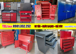 Xe đẩy dụng cụ 3 tầng - Đựng đồ nghề sửa chữa, dụng cụ cơ khí