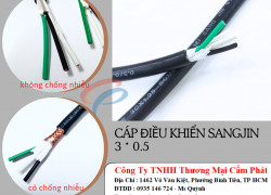 Cáp điều khiển SANGJIN 3x0.5mm2 DVV