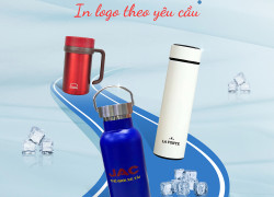 BÌNH GIỮ NHIỆT KHẮC TÊN, LOGO CAO CẤP