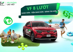 VF 8 lướt tại GF Lạc Việt Hải Phòng