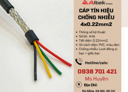 Cáp Tín Hiệu Chống Nhiễu 4×0.22mm