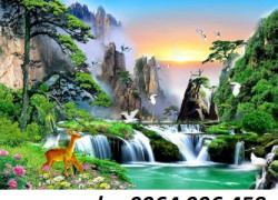 Tranh gạch 3d phong thủy mệnh thủy - XX54