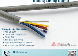 Cáp điều khiển không chống nhiễu 7G x0.75mm2 ALTEK KABEL