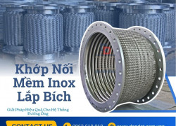 Khớp nối mềm/ Khớp nối mềm inox nối ren/ Khớp nối mềm inox chống rung