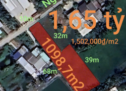 Bán lô đất thổ lúa làm nhà vườn giá 1,65 tỷ