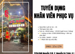 ỐC ĐÀO TUYỂN DỤNG NHÂN VIÊN PHỤC VỤ Q1