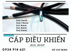 Cáp điều khiển Sangjin RVVP 5x0.75mm chính hãng