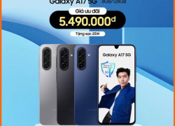 Samsung A17 5G vừa ra mắt với giá cực tốt