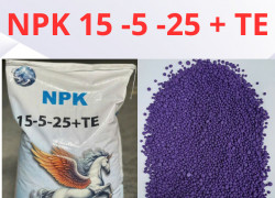NPK tháp cao NPK 30-10-10 + TE / NPK 15-5-25+TE. Sử dụng 100 % kalisunfat