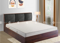 "Giường Ngủ Gỗ Công Nghiệp MDF Đầu Giường Bọc Nệm Cao Cấp "