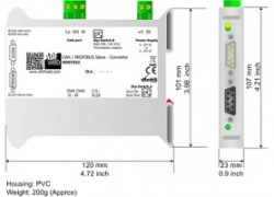 HD67669-485-A1: EtherNet/IP Master/Modbus slave (RS485)-Converter