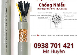 Cáp điều khiển có lưới chống nhiễu 20 lõi