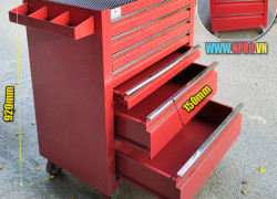 Tủ đựng đồ nghề 7 ngăn Kt 700x450x920mm màu đỏ