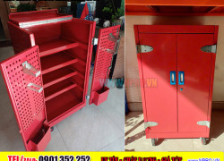 Tủ 2 cánh 5 ngăn đựng đồ nghề xe máy - Tủ đồ nghề honda