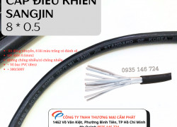 Cáp điều khiển 8 x 0.5 mm2 Sangjin HCM