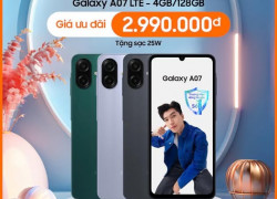 Siêu phẩm Samsung A07 LTE vừa mới ra mắt của nhà Sam đâyy