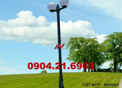 Cột đèn sân vườn Phan Nguyễn mang nhiều phong cách phù hợp nhiều không gian