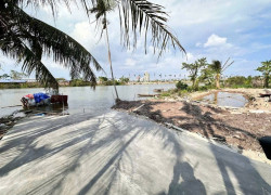 1.4x tỷ 50.9m2 + 100m2 ao giáp sông He Dương Kinh Zalo 0567222555