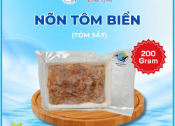 Nõn Tôm Biển (Tôm Sắt) - Hút Chân Không - Khay 200gr