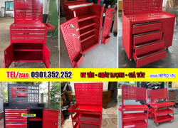 Xe đẩy, tủ đựng đồ nghề có bảng treo - Tối ưu không gian lưu trữ
