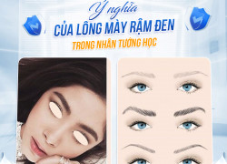 Ý nghĩa lông m.ày r.ậm đe.n trong tướng học