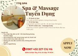 TTQ SPA Tuyển Quản lý, Lễ Tân Và KTV