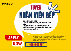 Mreco tuyển dụng nhân viên bếp