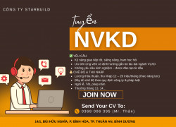CÔNG TY STARBUILD TUYỂN DỤNG – NHÂN VIÊN KINH DOANH