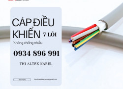 Cáp Điều Khiển 7 Lõi Chống Nhiễu 7×0.5 – 7×1.5mm² Altek Kabel | Giá Tốt, Giao Nhanh
