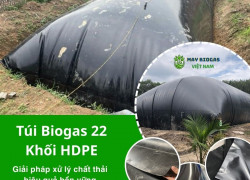 Túi biogas 22 khối