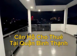 Cho thuê căn hộ lầu 3 khu vực Bình Thạnh gần Lăng Ông Bà Chiểu , view sân thượng rộng thoáng mát