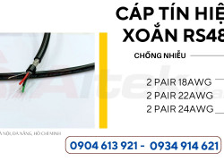 Cáp điều khiển RS485 chống nhiễu vặn xoắn 2 pair 22AWG Altek Kabel