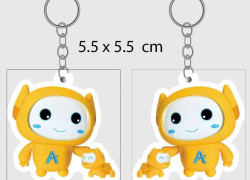 Móc khóa cắt máy tạo hình logo theo yêu cầu
