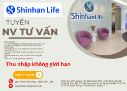 SHINHAN LIFE VIỆT NAM Tuyển nhân viên tư vấn