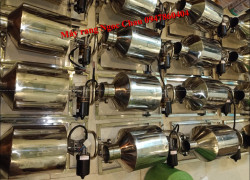 Máy rang đậu đen, bột đậu đen mix vừng đen (mè đen)