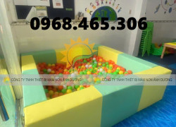 Khung nhà bóng trẻ em bọc simili, khung nhà bóng mềm trẻ em