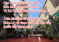 Cho Thuê Nhà Nguyên Căn Ở Mai Lâm, Đông Anh - Vị Trí Thoáng Mát, Giá Cả Hợp Lý