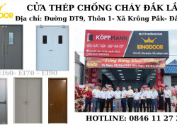Giá cửa thép chống cháy tại Đắk Lắk