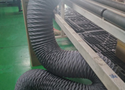 Ống gió mềm vải xám D200 Daehan Hàn Quốc