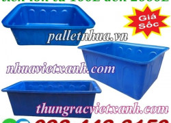 Tank nhựa chữ nhật dung tích lớn
