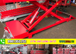 Bàn Nâng Xe Máy Âm Nền – Giải Pháp Chuyên Nghiệp Cho Tiệm Sửa Chữa Xe Máy