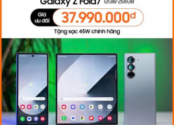 Đẳng cấp dòng gập gọi tên Z FOLD 7 giá chỉ còn 37990