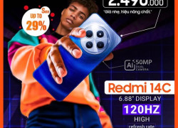 Xiaomi Redmi 14C new  giá chỉ 2.490.000