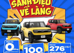 VF 3 – SÀNH ĐIỆU VỀ LÀNG, LÁI THỬ THẢ GA NGAY TẠI NÔNG THÔN